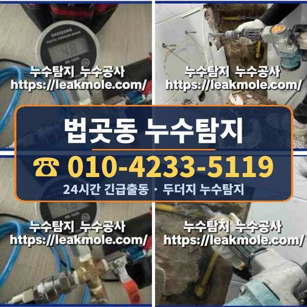법곳동 누수탐지
