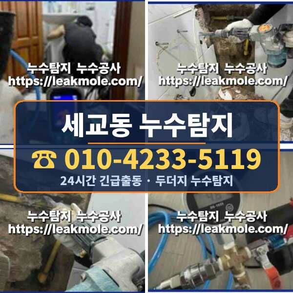 세교동 누수탐지