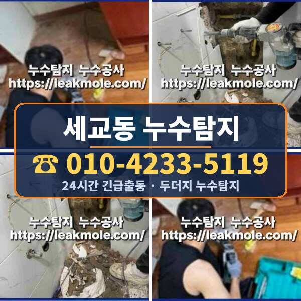세교동 누수탐지