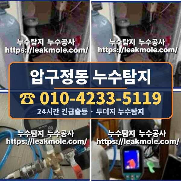 압구정동 누수탐지
