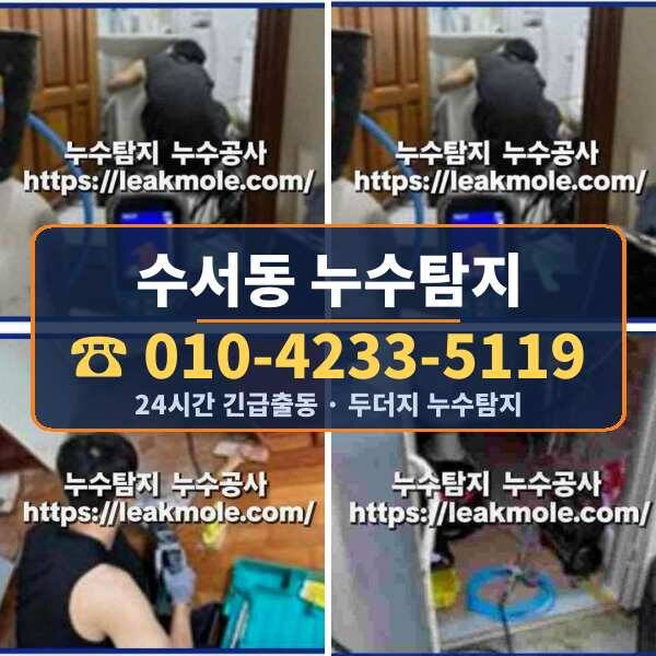 수서동 누수탐지